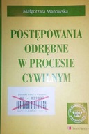 Postępowania odrębne w procesie cywilnym