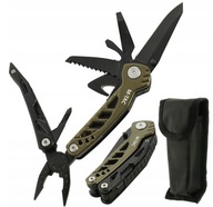 MULTITOOL Narzędzie Wielofunkcyjne M-TAC Nóż Green / Black z Kaburą