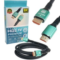 Kabel HDMI 2.1 ULTRA 3D High Speed 8K 60HZ 4k 120Hz HDR 3m