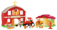Farma gospodarstwo rolne stadnina prezent dla czterolatka zwierzęta traktor