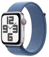 Inteligentné hodinky Apple Watch SE GPS + Cellular 44mm strieborná