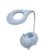 ASZTALI LÁMPA LED TÁROLÓVAL USB TELEFON ÁLLVÁNY GYEREKEKNEK