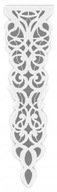 Prezývka dekor TEMIDA 2, veľ. 30x90cm farba biela
