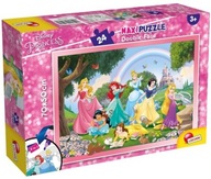 Puzzle dwustronne Maxi Księżniczki Disney 24 el.