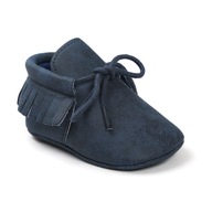 Topánky topánočky nie sú dojčenské tmavomodré na krst KRST 12-18m 20 21