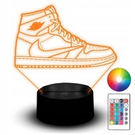 Lampka Nocna LED Statuetka RGB 3D Grawer But Nike Air Jordan 1 Travis Scott