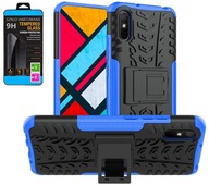 Etui Pancerne MOCNE Plecki Case POKROWIEC + SZKŁO do Xiaomi Redmi 9A / 9AT