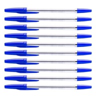 Guľôčkové pero klasické guličkové modré vymeniteľné x10