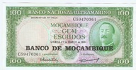 Mozambik 100 Escudos 1961