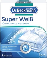 Wybielacz w proszku Dr Beckmann Super Weiss 2 szt x 40 g