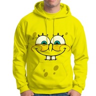 Spongebob Bluza z kapturem Premium Dziecięca Żółta