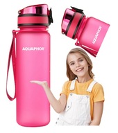 Filtračná fľaša na vodu AQUAPHOR 0,5l ružová + 1 filter pevná