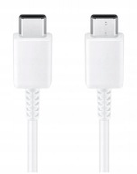 ORYGINALNY KABEL SAMSUNG 2x USB-C ULTRA SZYBKIE ŁADOWANIE UNIWERSALNY BIAŁY