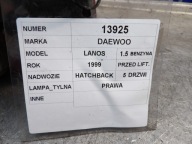 Daewoo Lanos light rear right