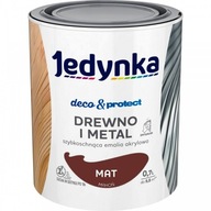 TIKKURILA JEDYNKA DECO&PROTECT DREVO A KOV MAT MAHON A 0,7L