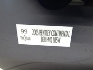 trunk door boot BENTLEY CONTINENTAL FLYING SPUR 05-13r LR5W
