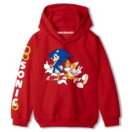 Sonic 2 Bluza z kapturem Dziecięca Gruba Miękka