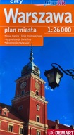 WARSZAWA Plan Miasta Mapa Plastik 202