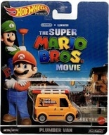 HOT WHEELS PREMIUM CAR Super Mario Bros kovové autíčko Plumber Van METAL