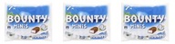 Bounty Minis ( 3 x 227g ) batoniki 3x7 sztuk z kokosem zestaw 21 sztuk