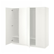 IKEA PAX/FORSAND Szafa biały/biały 200x60x201 cm