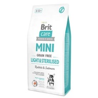 Brit Care Mini Light bez obilnín, sterilizované 2 kg