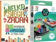 Wielka księga zadań + Smart Games IQ Six Pro