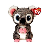 BEANIE BOOS KARLI - SZARY KOLA 15CM