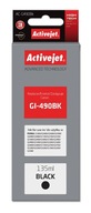 Activejet AC-G490Bk Atrament (náhrada za Canon GI-490BK; Supreme; 135 ml; 6000 s
