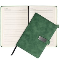 Planer Notes Poznámkový blok Pracovný zošit Denník A5 v riadku Bullet Journal Green