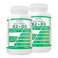 Vitamíny K2 MK-7 100µg+D3 2000IU 50µg KOSTI 240tab