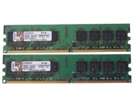 Pamięć DDR2 2GB 800MHz PC6400 Kingston 2x 1GB Dual