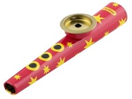 Metalowe Kazoo Czerwone Instrument zabawka dla dzieci Goki Gwizdek