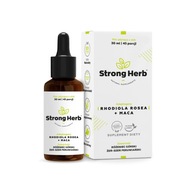 Strong Herb adaptogény RHODIOLA ROSEA + MACA Rozchodnica Horská kvapky 30 ml