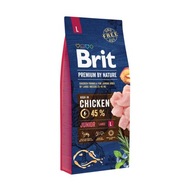 Brit Premium By Nature Junior Large Sucha Karma dla Psa Kurczak 15kg