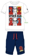 Komplet chłopięcy t-shirt/spodenki SPIDERMAN 128cm