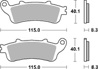 SBS BRZDOVÉ DOŠTIČKY KH261 / KH281 STREET CERAMIC ČIERNA FARBA VHODNÉ PRE: H