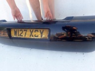 VW LUPO bumper rear part rear
