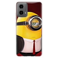 Etui do Motorola Moto G34 5G Wzory Minionek Kreskówka