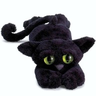 Manhattan Toy: plyšová čierna mačka Lanky Cat Ziggie