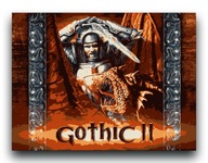 Gothic 2 - OBRAZ 120x80 plakat gra canvas II