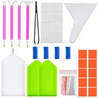 DIAMOND PAINTING AKCESORIA Gyémánt hímzéshez Gyémánt hímzés szett