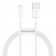 Baseus kabel do ładowania iPhone USB - Lightning 1m Superior 2,4A biały