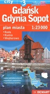 Gdańsk Gdynia Sopot +3 Plany miast Plastik Demart