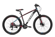 ROWER MĘSKI GÓRSKI MTB GENIO NINETY ONE 17”/27,5” CZARNY LTWOO 3x9 BIEGÓW