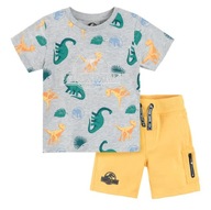 COOL CLUB Komplet chłopięcy, T-shirt + Szorty, Jurassic World roz 122 cm