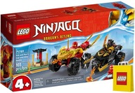 LEGO NINJA GO 71789 BITWA QUAD MOTOR MOTOCYKL TRÓJKOŁOWIEC DRAGONS RISING