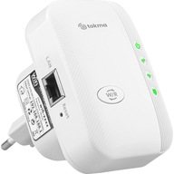 N300 WZMACNIACZ SYGNAŁU SIECI WiFi REPEATER EXTENDER SLIM liteOS 300Mbps