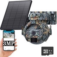 Fotopułapka Kamera Leśna Obrotowa GSM LTE SOLAR Podgląd Obraz