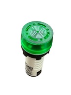 Kontrolka buzzer zelená 230V AC LED signalizátor